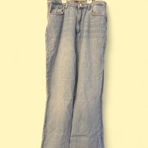 Boohoo Light Blue Flare Jeans